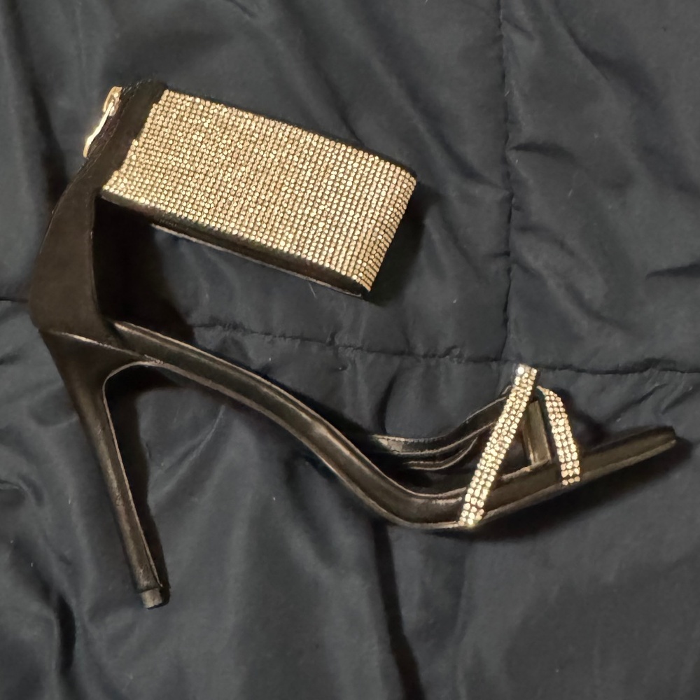 Azalea Wang Rhinestone Heels